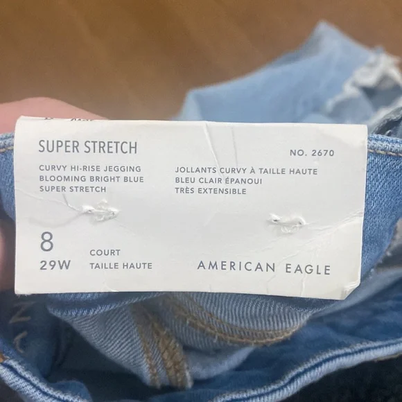 American eagle curvy high rise jagging size 8 - Picture 4 of 4